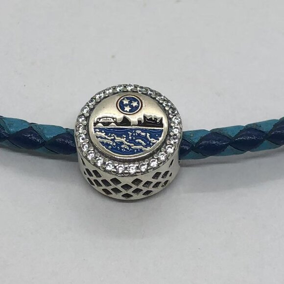 Pandora Jewelry - ✨✨Pandora Chattanooga Bead Charm/Tennessee Double sided Enamel Exclusive Charm